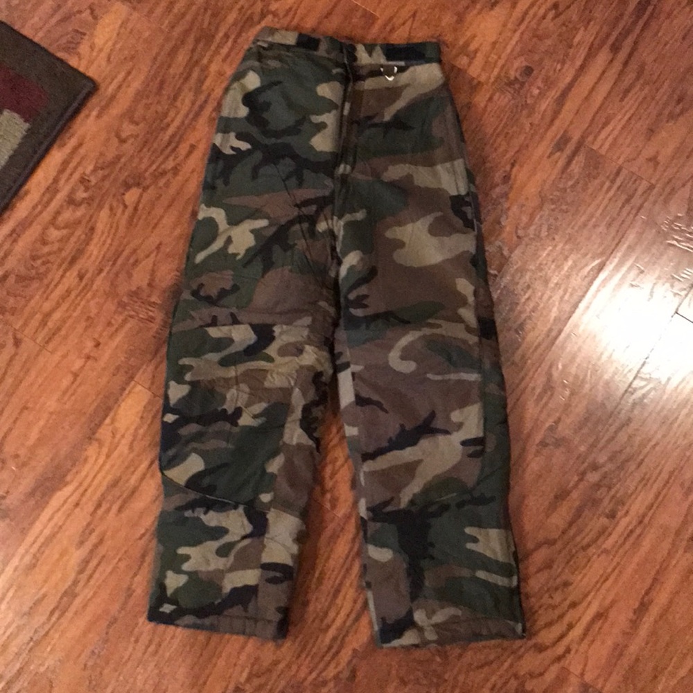 Boys Camo Ski Snow Insulated Pants